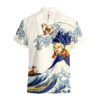 Merch Arcanine Kanagawa Great Wave Arcanine Hawaiian Shirt Pokemon Hawaiian Shirt Anime Hawaiian Shirt