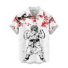 Japan Cherry Blossom Style Broly Hawaiian Shirt Dragon Ball Z Hawaiian Shirt Anime Hawaiian Shirt