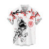 Japan Cherry Blossom Style Yamcha Hawaiian Shirt Dragon Ball Z Hawaiian Shirt Anime Hawaiian Shirt