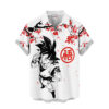 Japan Cherry Blossom Style Goku Hawaiian Shirt Dragon Ball Z Hawaiian Shirt Anime Hawaiian Shirt