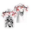 Japan Cherry Blossom Style Cell Max Cell Hawaiian Shirt Dragon Ball Z Hawaiian Shirt Anime Hawaiian Shirt