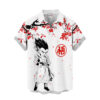 Japan Cherry Blossom Style Gotenks Hawaiian Shirt Dragon Ball Z Hawaiian Shirt Anime Hawaiian Shirt