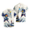 Merch Ash Ketchum Satoshi Kanagawa Great Wave Ash Hawaiian Shirt Pokemon Hawaiian Shirt Anime Hawaiian Shirt