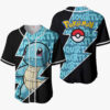 Squirtle Anime Pokemon Otaku Cosplay Shirt Anime Baseball Jersey