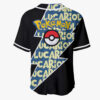 Lucario Anime Pokemon Otaku Cosplay Shirt Anime Baseball Jersey