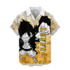 Manga Style Luffy Hawaiian Shirt One Piece Hawaiian Shirt Anime Hawaiian Shirt