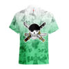 Manga Style Zoro Hawaiian Shirt One Piece Hawaiian Shirt Anime Hawaiian Shirt