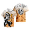 Manga Art Style Goku SSJ Hawaiian Shirt Dragon Ball Z Hawaiian Shirt Anime Hawaiian Shirt