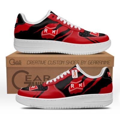 Red Ribbon Army Symbol Shoes Anime Air Anime Sneakers