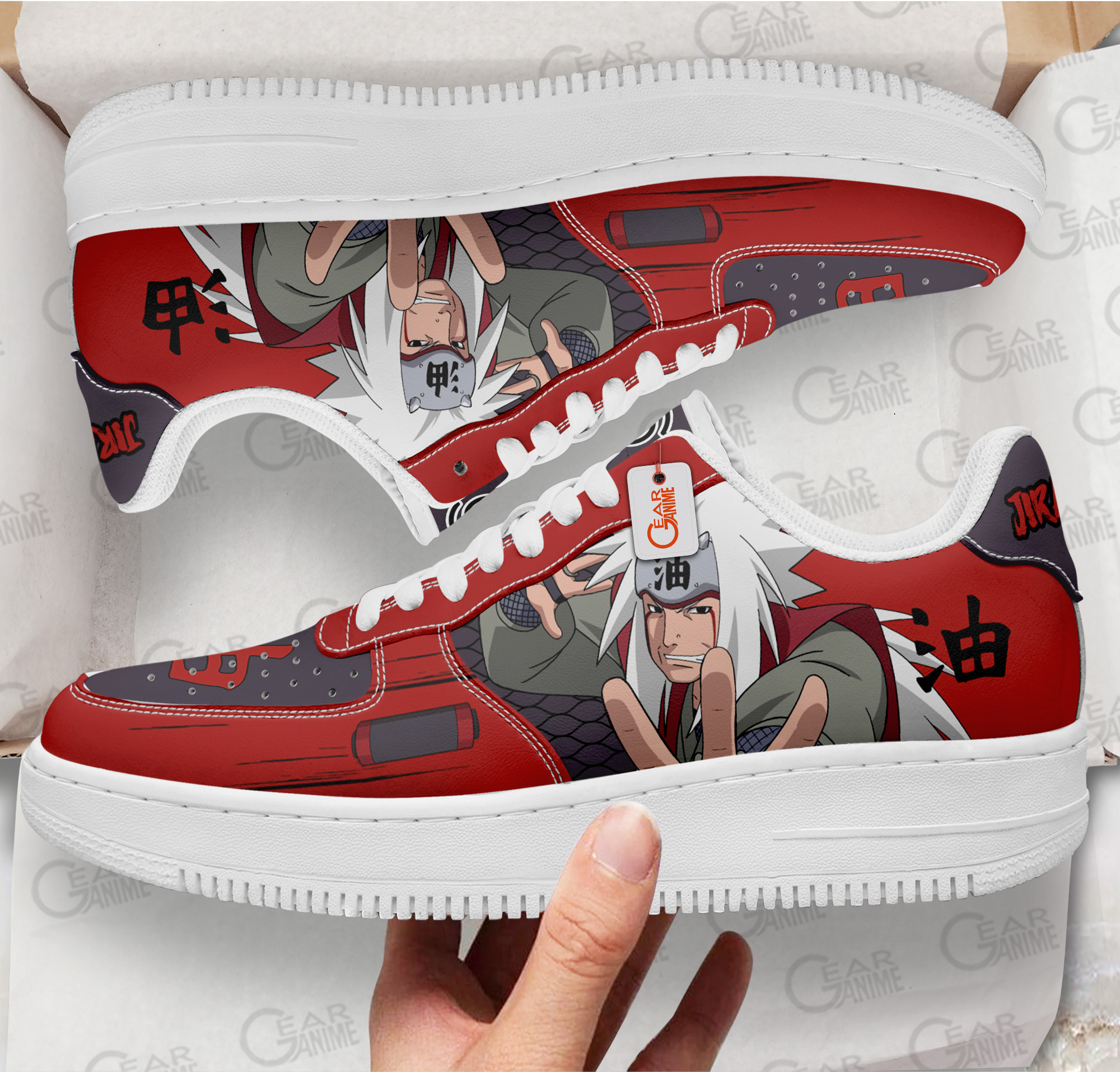 Jiraiya Shoes Anime Air Anime Sneakers - HookTab.com