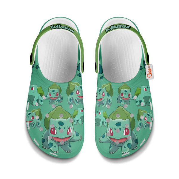 Bulbasaur Pokemon Clogs Shoes Pattern Style