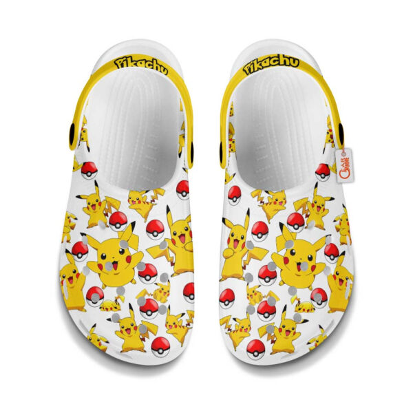 Pikachu Pokemon Clogs Shoes Pattern Style