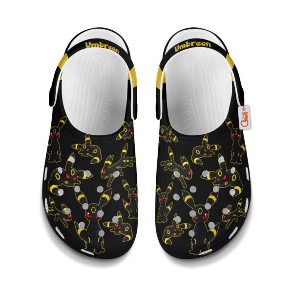Umbreon Pokemon Clogs Shoes Pattern Style