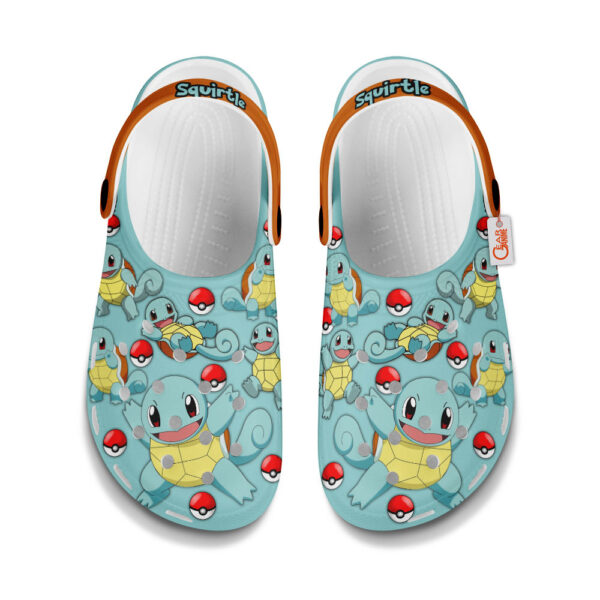 Squirtle Pokemon Clogs Shoes Pattern Style