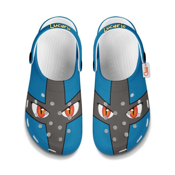 Lucario Pokemon Clogs Shoes Custom Funny Style