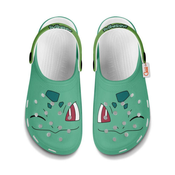 Bulbasaur Pokemon Clogs Shoes Custom Funny Style