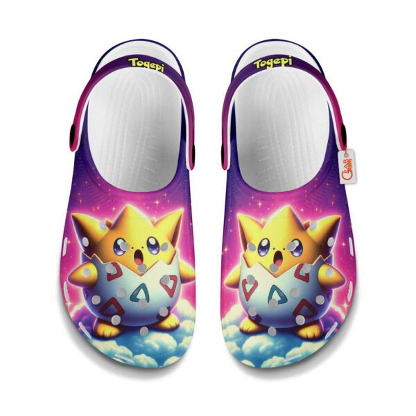 Togepi Pokemon Clogs Shoes Custom Art Style