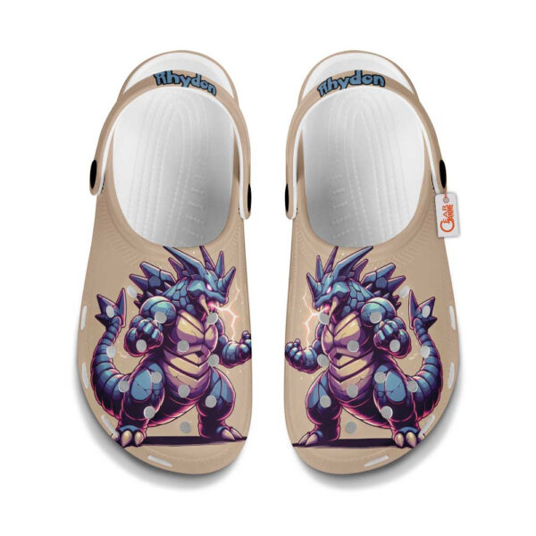 Rhydon Pokemon Clogs Shoes Custom Art Style