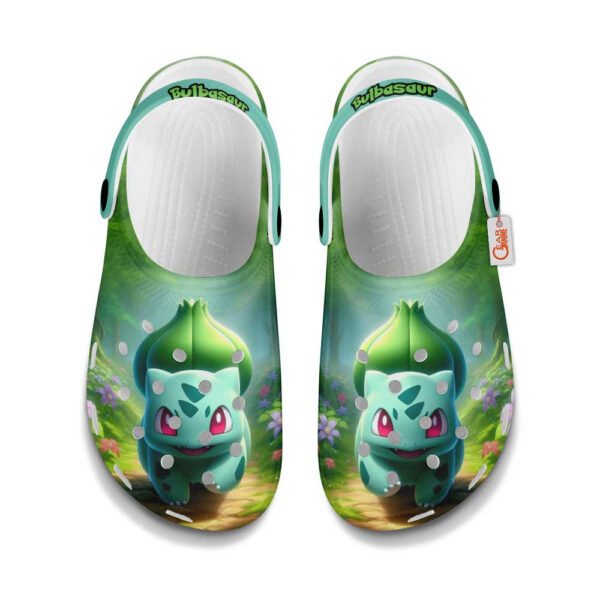 Bulbasaur Pokemon Clogs Shoes Custom Art Style