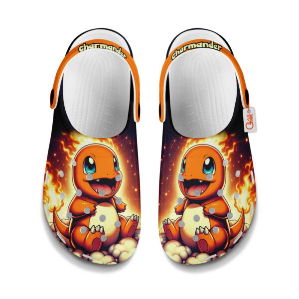 Charmander Pokemon Clogs Shoes Custom Art Style