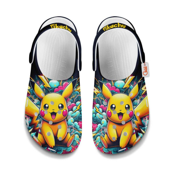 Pikachu Pokemon Clogs Shoes Custom Art Style