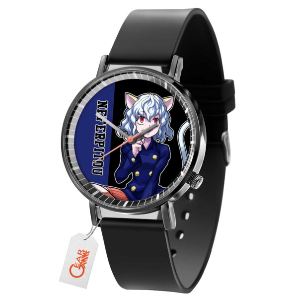 Neferpitou Hunter x Hunter Anime Leather Band Wrist Watch Personalized