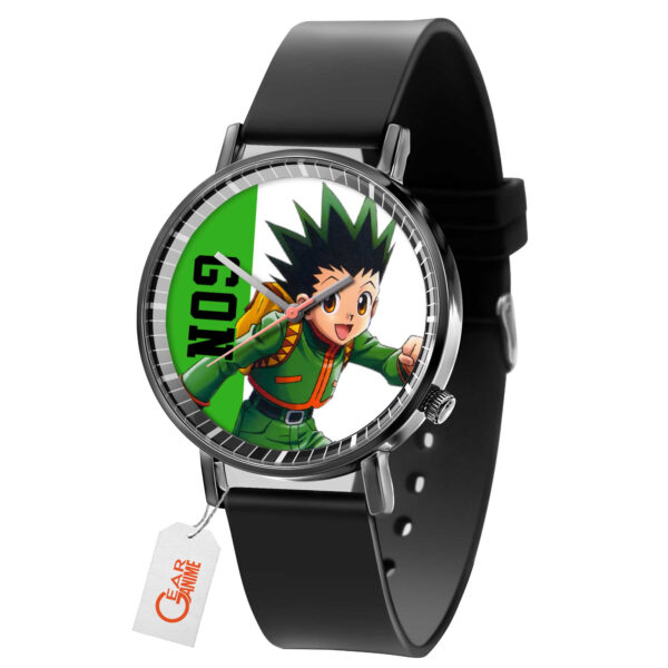 Gon Freecss Hunter x Hunter Anime Leather Band Wrist Watch Personalized