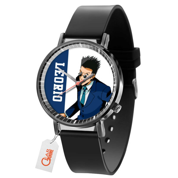 Leorio Hunter x Hunter Anime Leather Band Wrist Watch Personalized