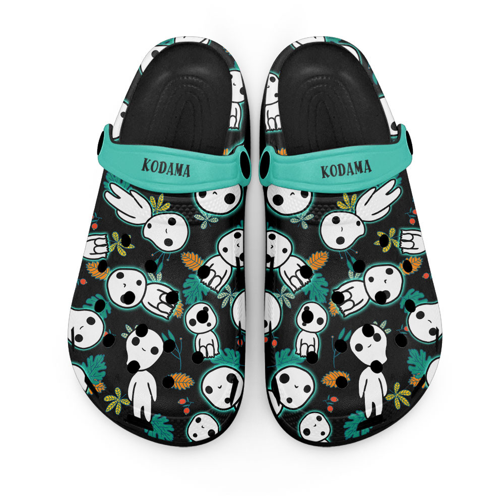 Kodama Mononoke Hime Clogs Shoes Pattern Style