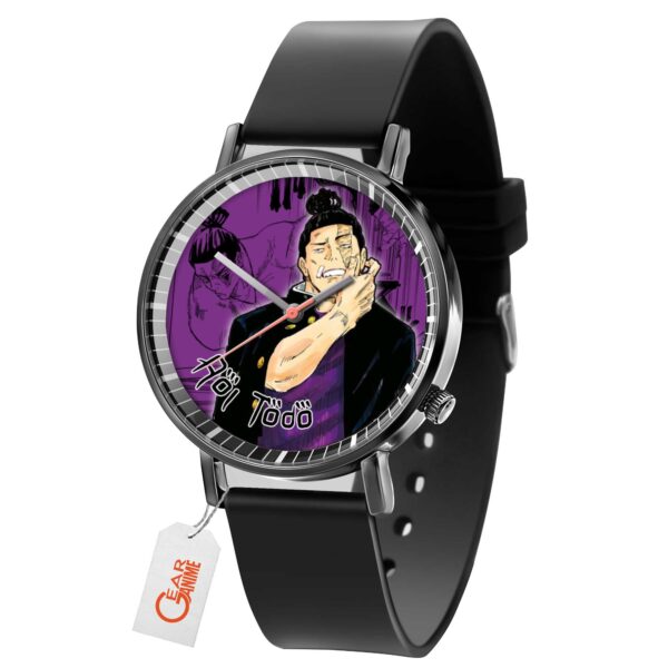 Aoi Todo Jujutsu Kaisen Anime Leather Band Wrist Watch Personalized