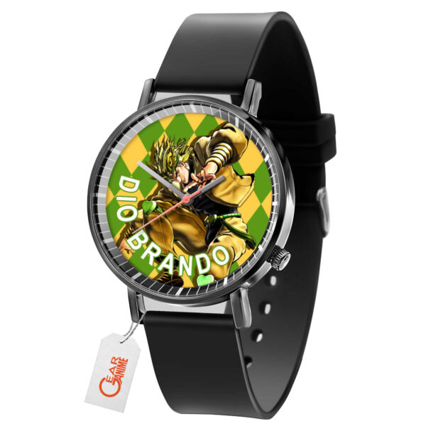 Dio Brando Jojo's Bizarre Adventure Anime Leather Band Wrist Watch Personalized