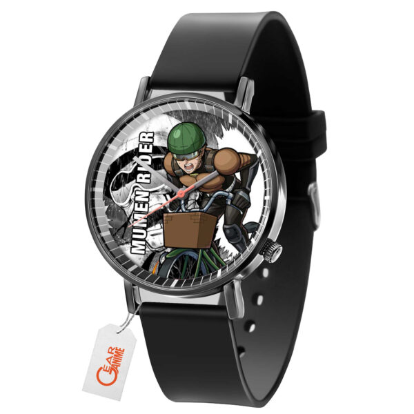 Mumen Rider One-Punch Man Anime Leather Band Wrist Watch Personalized