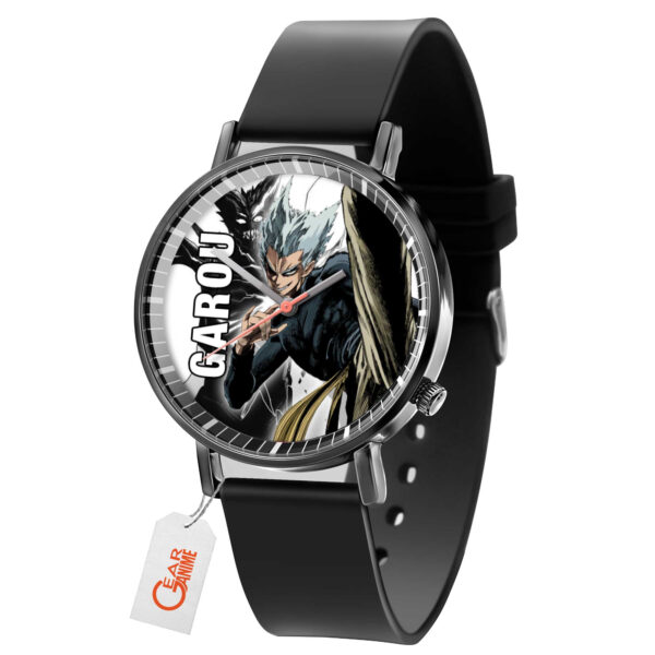 Garou One-Punch Man Anime Leather Band Wrist Watch Personalized