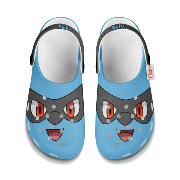 Riolu Pokemon Clogs Shoes Custom Funny Style