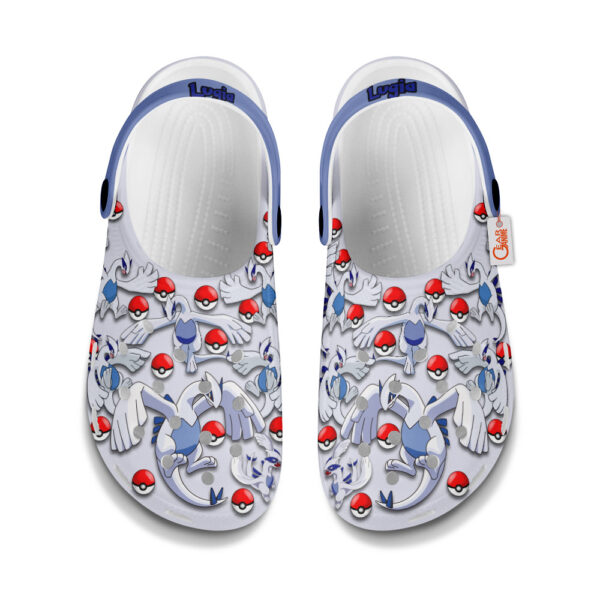 Lugia Pokemon Clogs Shoes Pattern Style