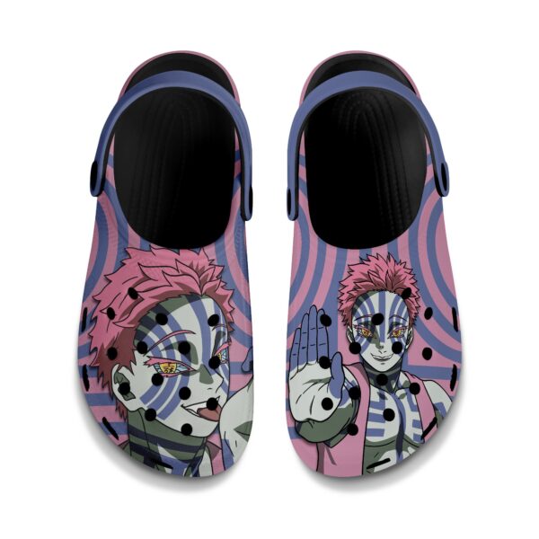 Akaza Demon Slayer Clogs Shoes Custom