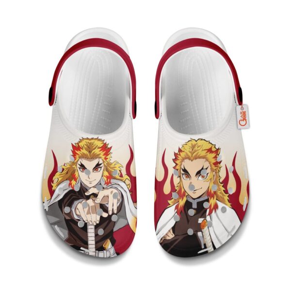 Rengoku Demon Slayer Clogs Shoes Custom
