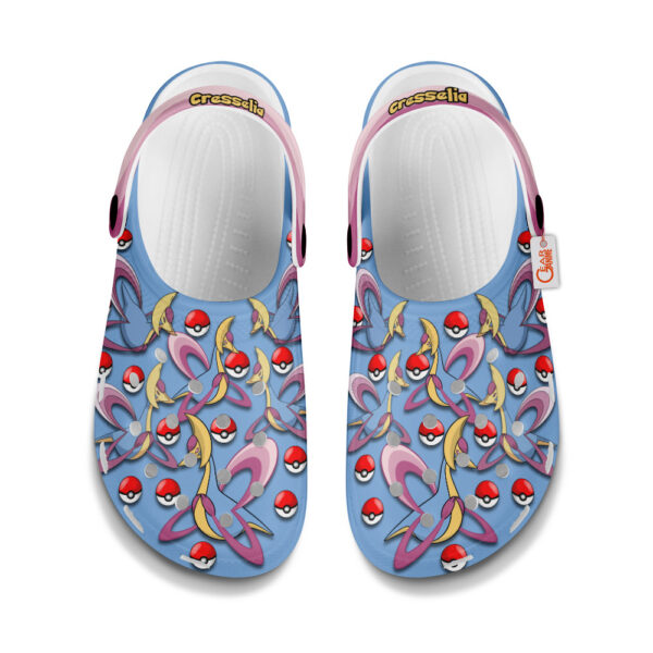 Cresselia Pokemon Clogs Shoes Pattern Style