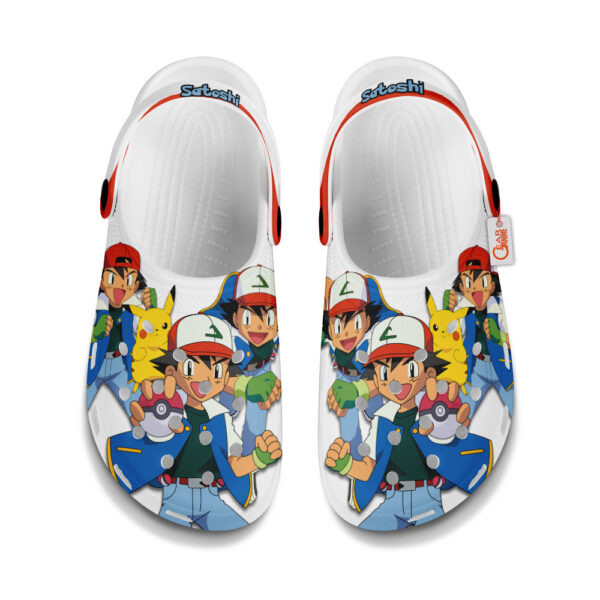 Ash Ketchum Pokemon Clogs Shoes Pattern Style