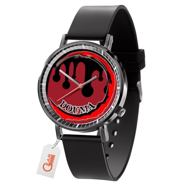 Douma Demon Slayer Anime Leather Band Wrist Watch Personalized