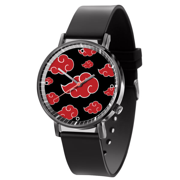 Akatsuki Naruto Anime Leather Band Wrist Watch