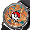 Charizard Pokemon Anime Leather Band Wrist Watch Personalized