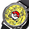 Zeraora Pokemon Anime Leather Band Wrist Watch Personalized