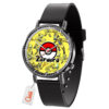 Zeraora Pokemon Anime Leather Band Wrist Watch Personalized