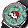 Bulbasaur Pokemon Anime Leather Band Wrist Watch Personalized