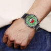 Sceptile Pokemon Anime Leather Band Wrist Watch Personalized