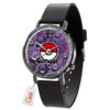 Gengar Pokemon Anime Leather Band Wrist Watch Personalized