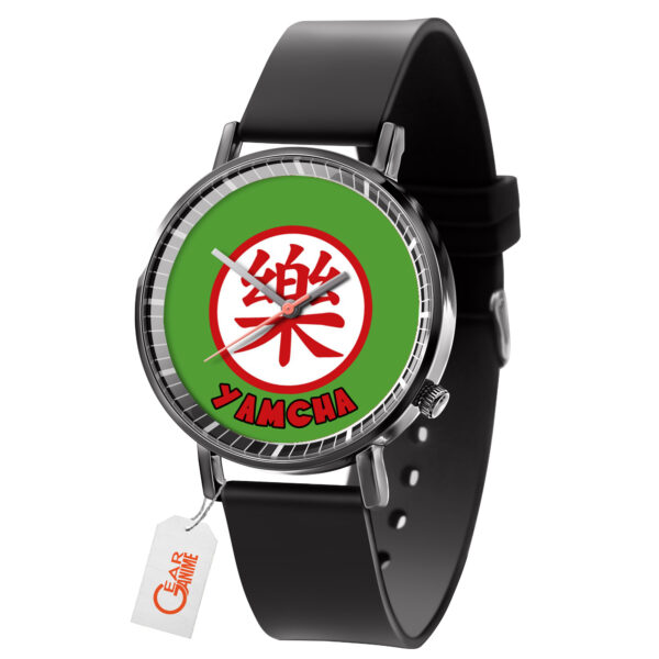 Yamcha Symbol Dragon Ball Z Anime Leather Band Wrist Watch Personalized