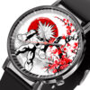 Future Trunks Dragon Ball Z Anime Leather Band Wrist Watch Japan Cherry Blossom