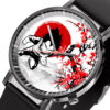 Vegeta Dragon Ball Z Anime Leather Band Wrist Watch Japan Cherry Blossom